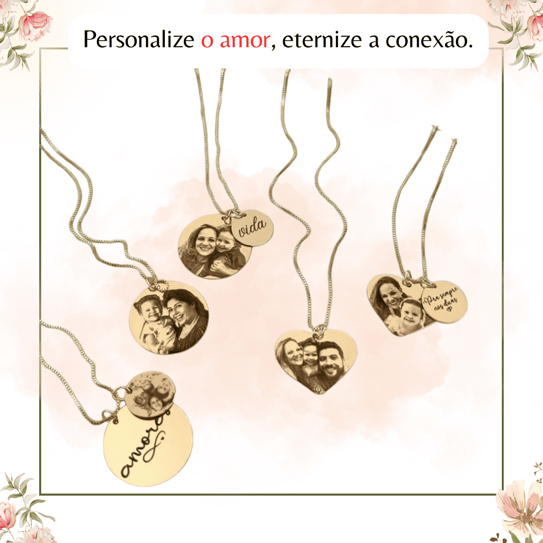 Jewels  - Colar Personalizado Aço Inoxidável